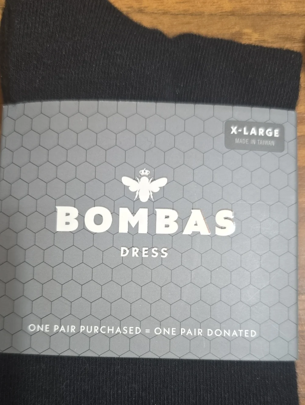 Bombas Men's Dress Socks in Black 2 Pairs - XL